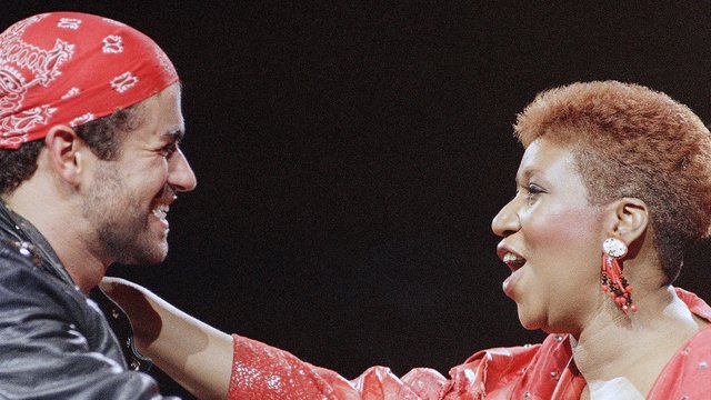 George Michael and Aretha Franklin
